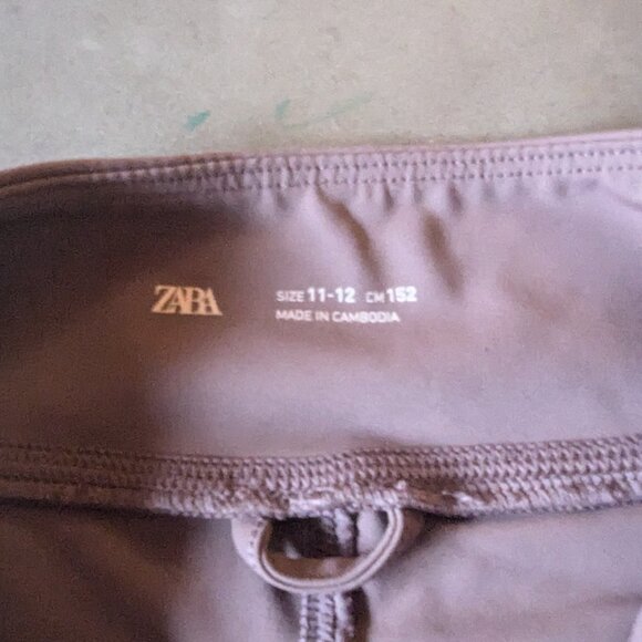 Zara BALLET LEGGINGS Eggplant |11-12 years - Picture 8 of 16